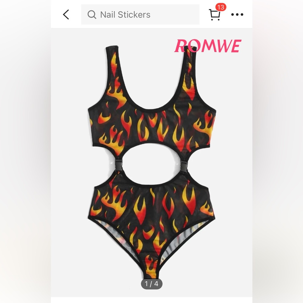 Fire bikini